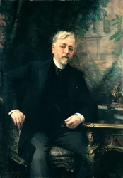 Porträt von Gustave Eiffel (1832-1923) 1905